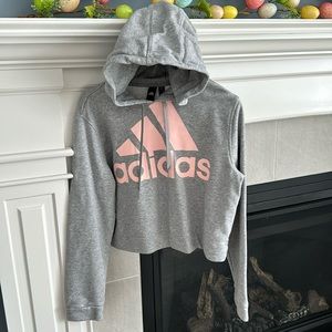 Women’s adidas cropped (longer crop) hoodie new condition